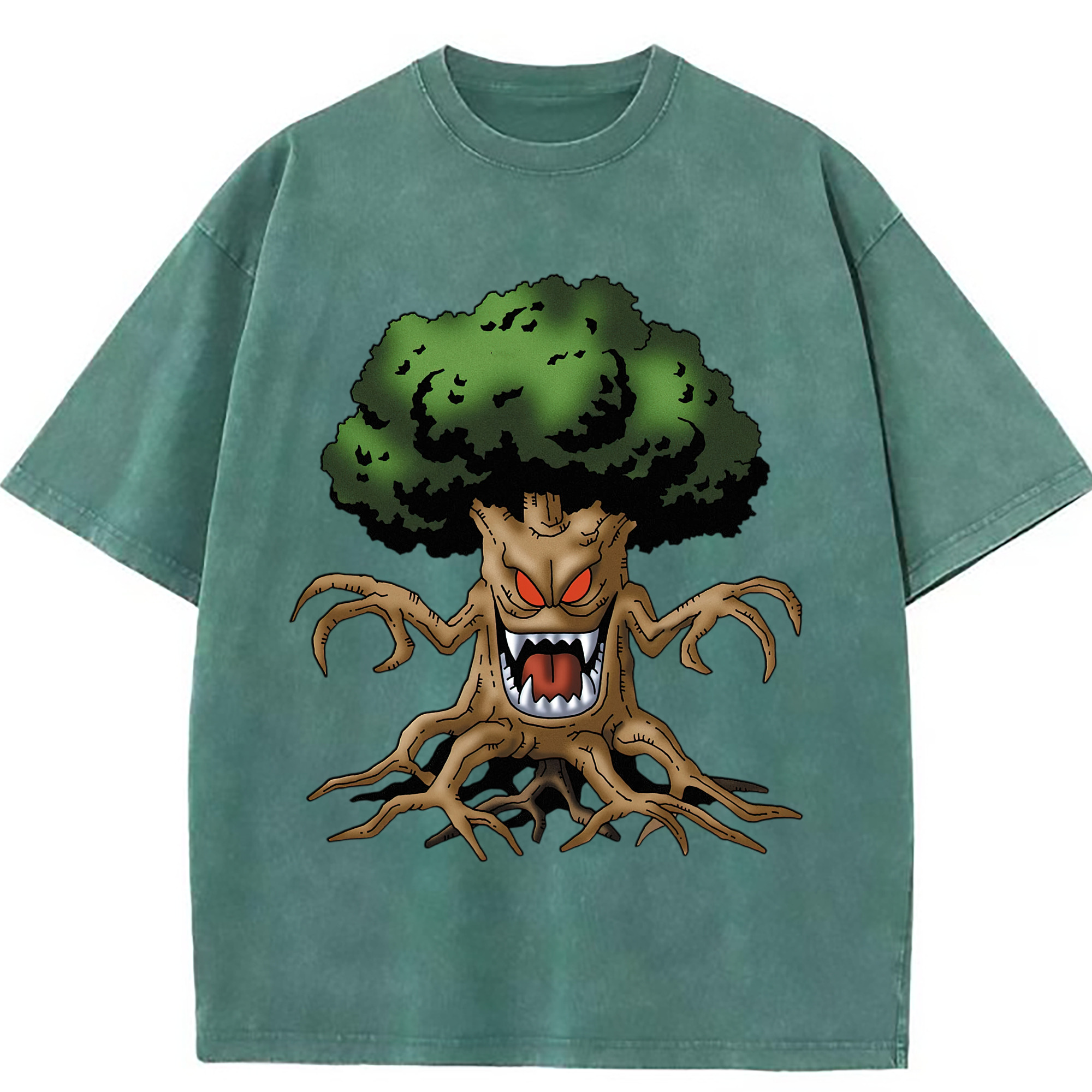 （画像用） ドラゴンクエスト Doragon Kuesuto Dragon Quest 綿100% ヴィンテージ風 半袖Tシャツ（フロントプリント）